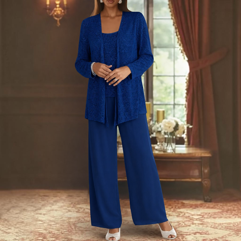 Women’s Scoop Neck Three Piece Set
