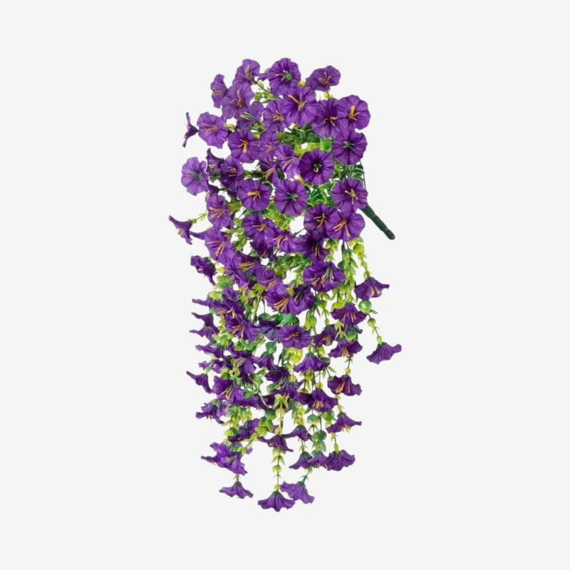 FlowerGlory – Decorazione floreale artificiale da appendere per balcone e giardino