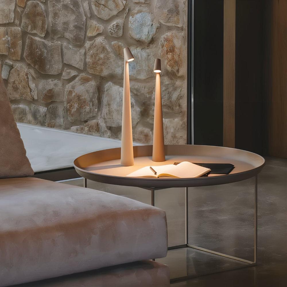FlexiBeam - Lampada da tavolo LED minimalista con funzionalità wireless