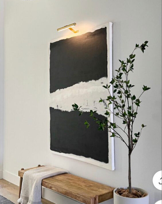ArtGlow - Nowoczesna lampa ścienna do zdjęć z regulowanym oświetleniem