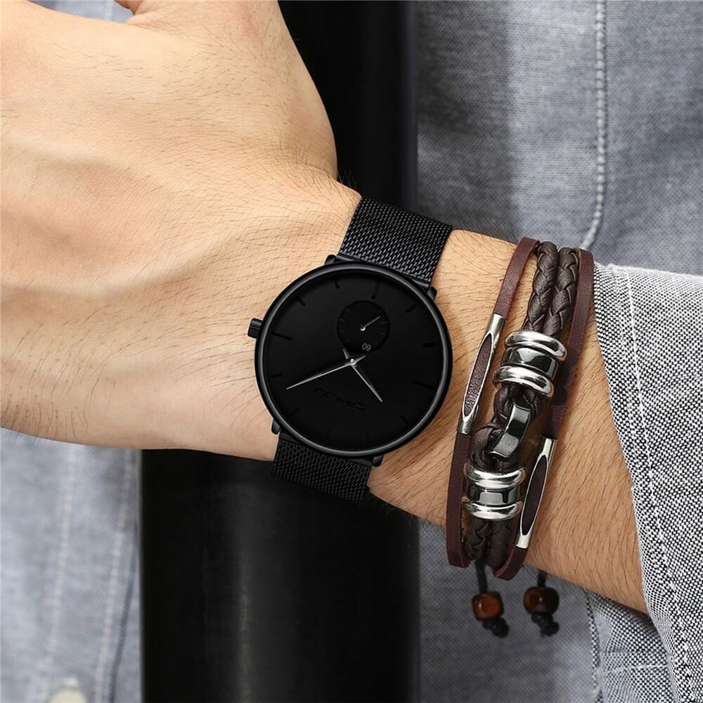 Edward - Minimalist quartz watch with streamlined design