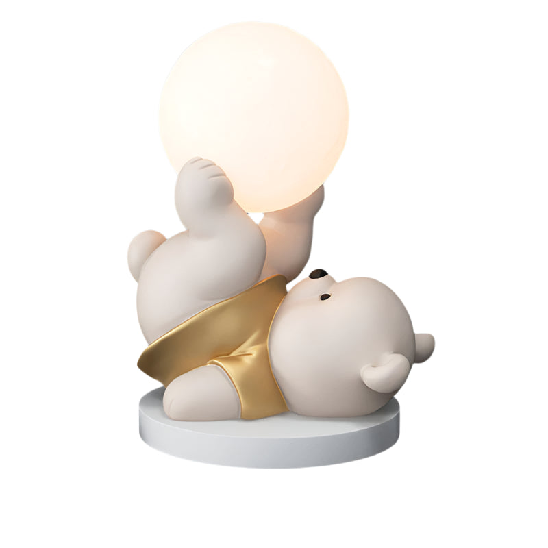 GlowBear – Bear-shaped LED table lamp with touch function and night light