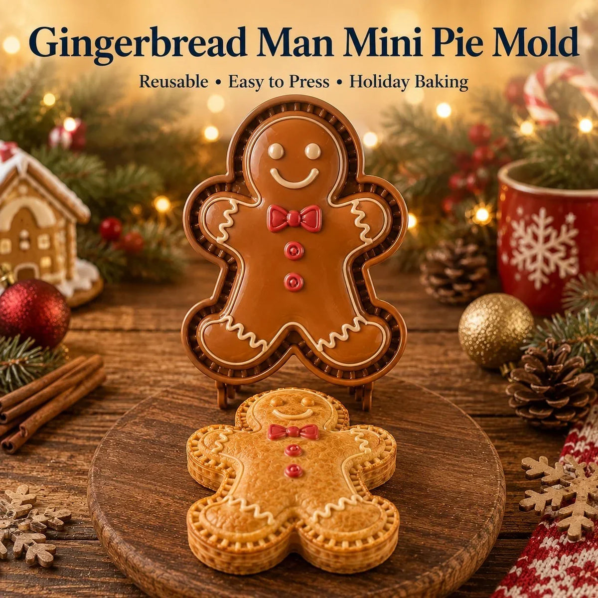 Cake Mold - Mini Cake Mold With 9 Festive Designs