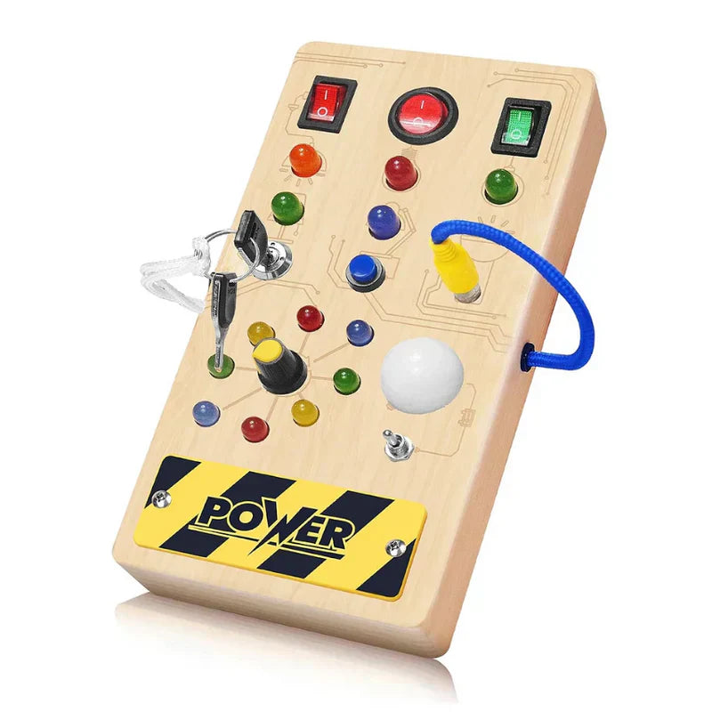 SwitchBright - Tableau de jeu Montessori interactif à LED pour maternelles