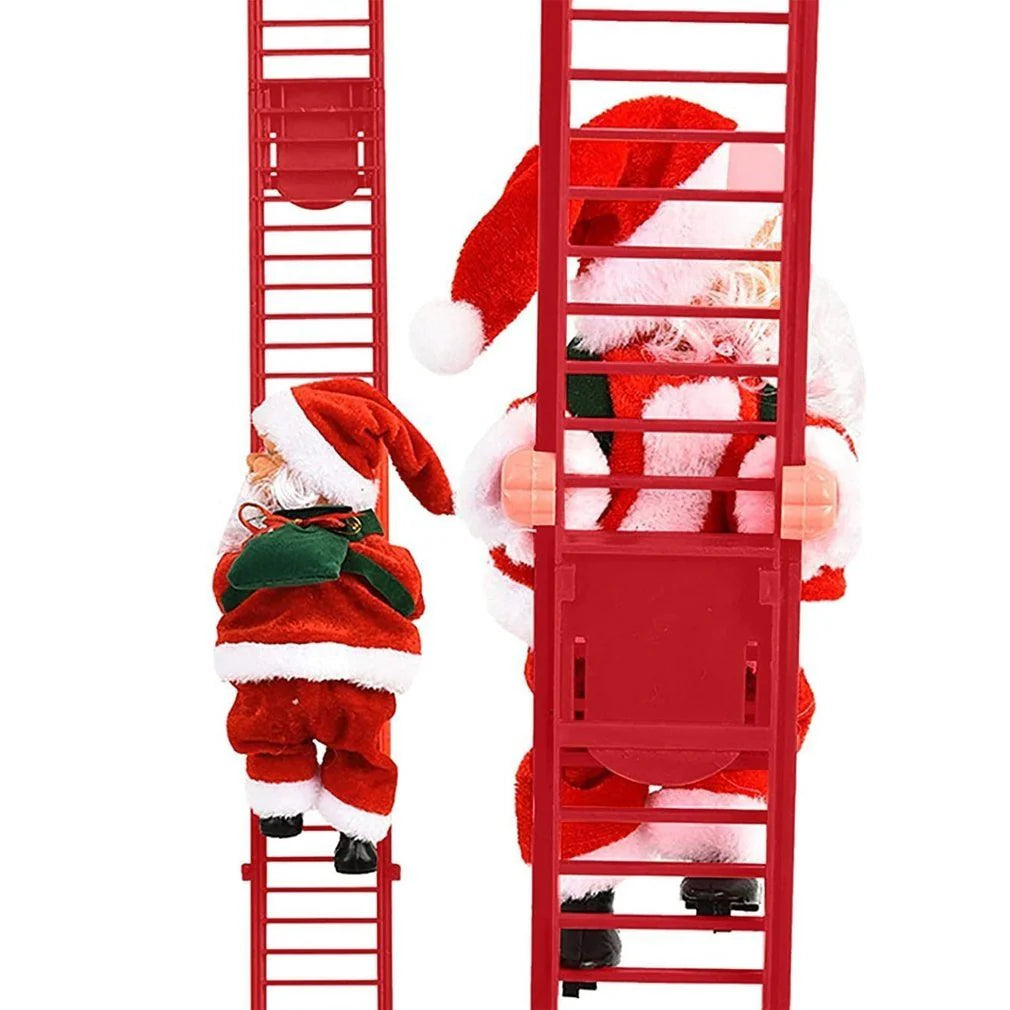 ChristmasClimber Santa - Cheerful Christmas decoration with music and movement