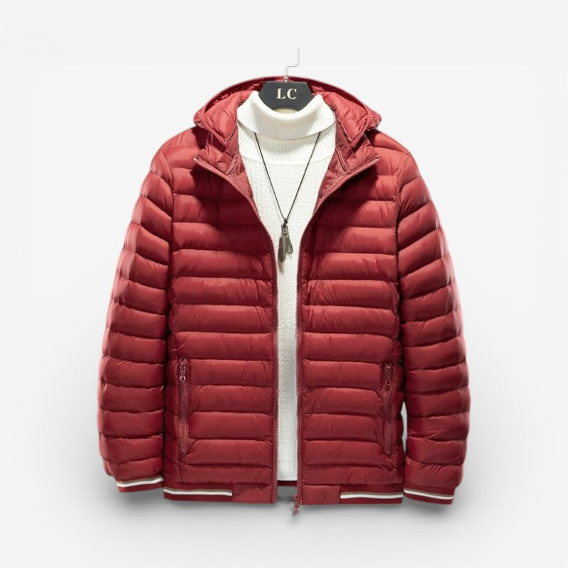 Rowan – Giacca con cappuccio e maniche lunghe con zip e tasche | Zip a tutta lunghezza con tasche laterali | Abbigliamento casual pratico per tutti i giorni | Taglie S–XL | Verde, Nero, Blu, Rosso