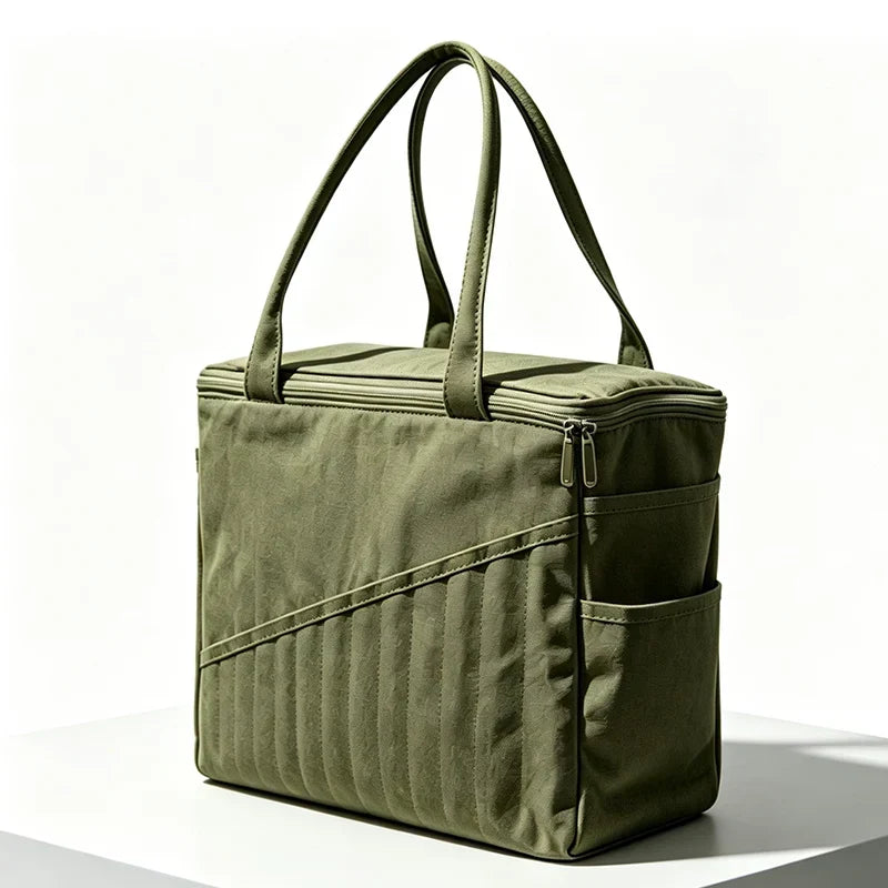 Yarnpath - Canvas Storage Bag With Metal Yarn Guides