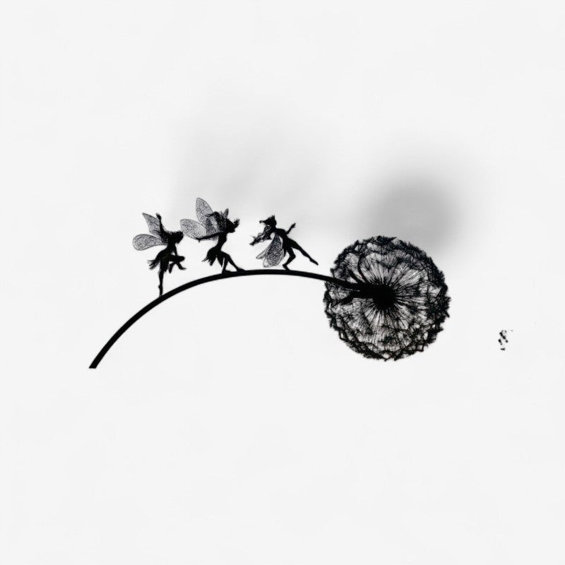 FairyBloom – Decorative Fairy Angel Figurines with Dandelion Design
