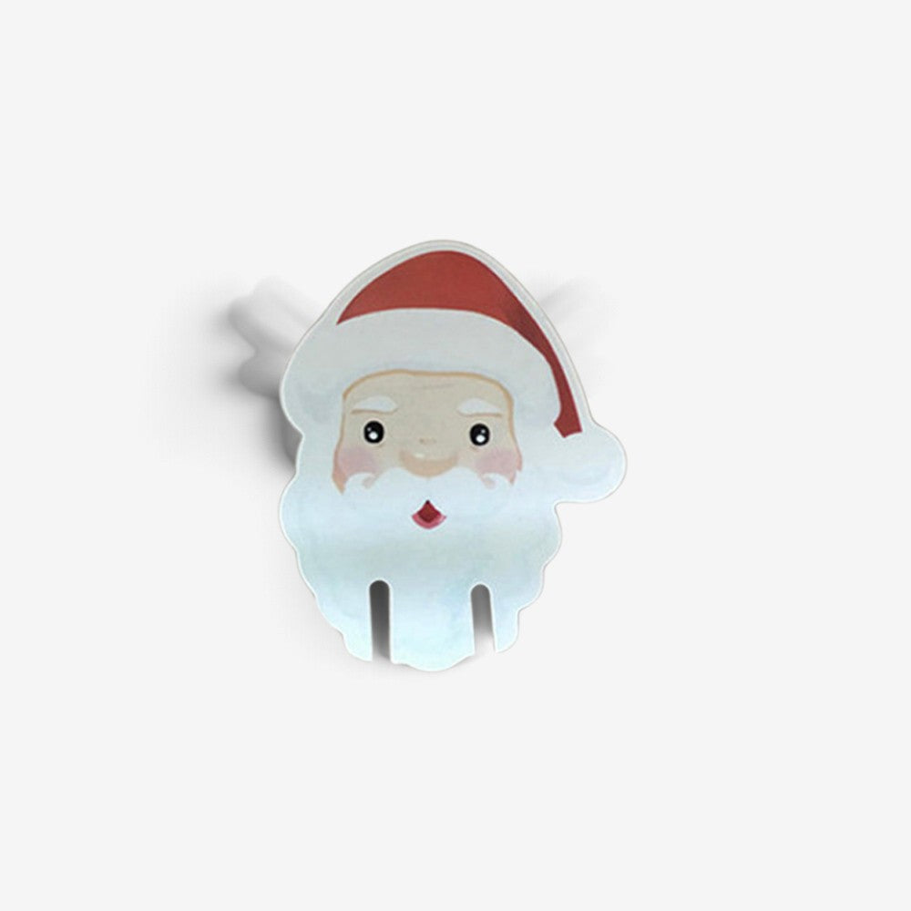 FestiGlass - Decorações de copos de vinho para o Natal com desenhos de chapéus festivos