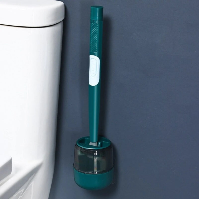 FlexClean - Spazzola flessibile per WC con supporto per una pulizia efficace