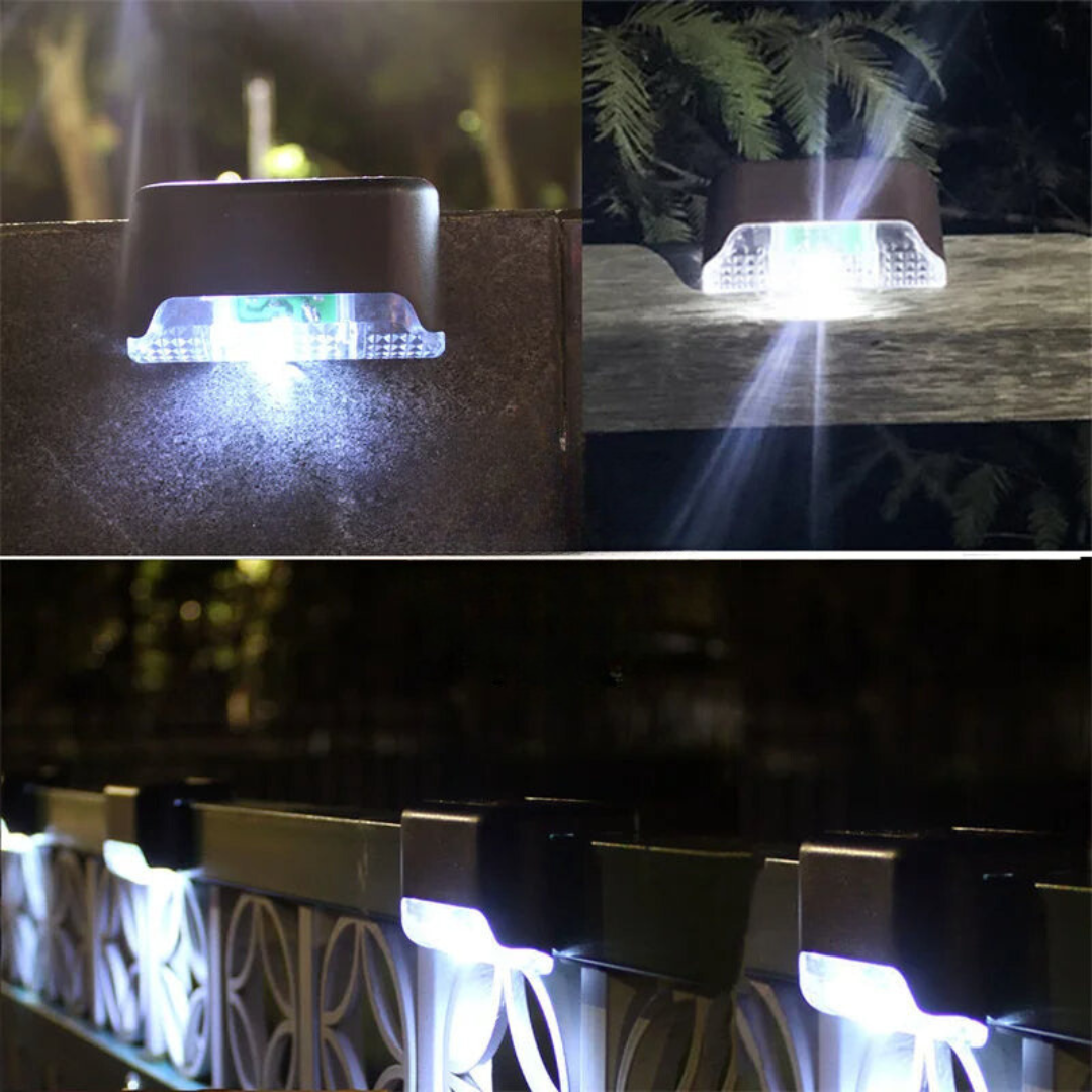 LumiStep – Éclairage d’escalier solaire pour sécurité et style en extérieur 1+1 Gratuit