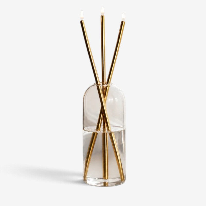 GlassWick - Glass Oil Candles With Cotton Wick