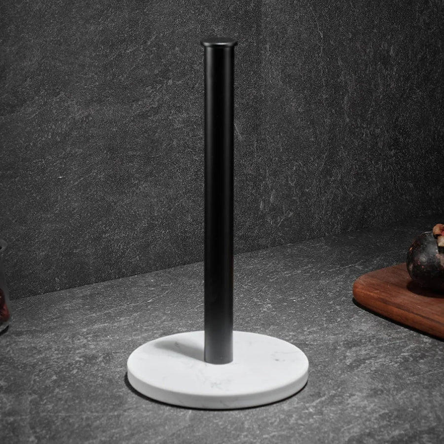 LuxRoll - Elegante portacarta da cucina in ottone con base antiscivolo