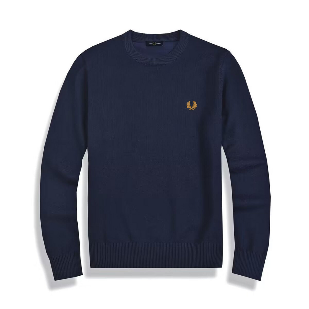 Lukas - Pulover tricotat confortabil cu mâneci lungi și guler rotund