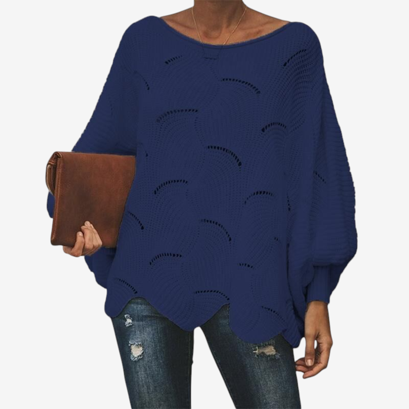 Women’s Oversized Hollow Out Knit Sweater