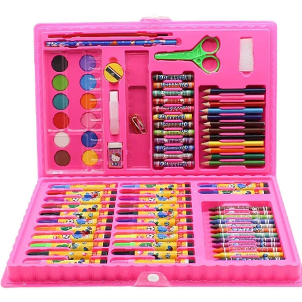 CraftiKidz – Kompletny zestaw 208 przyborów do rysowania dla początkujących twórców i młodych artystów
