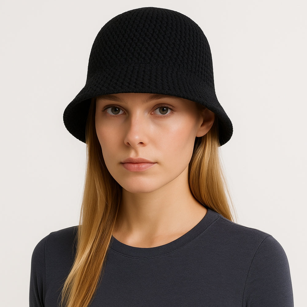 Maria - Elegante zonnehoed met brede rand en inpakbare stijl