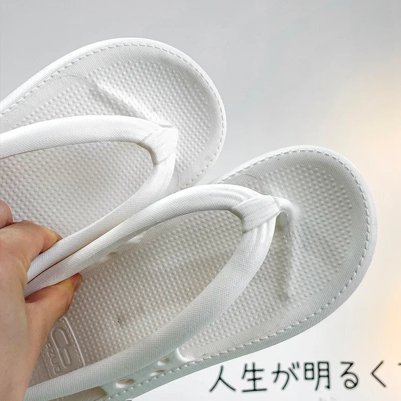 Nico – Casual Slip-On Sandals with Cut-Out Sides and Flat Sole