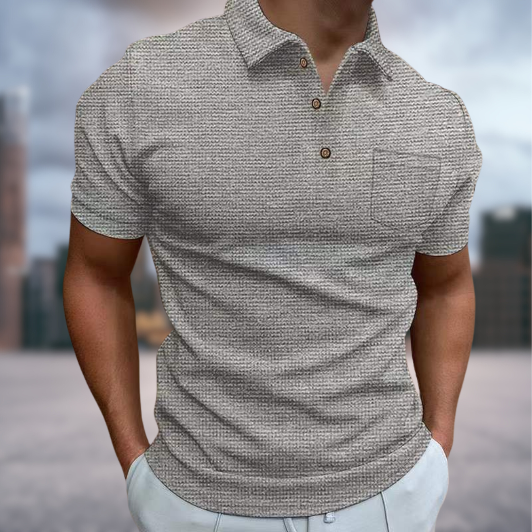 Polaris - Men's Short Sleeve Polo Shirt with Pocket