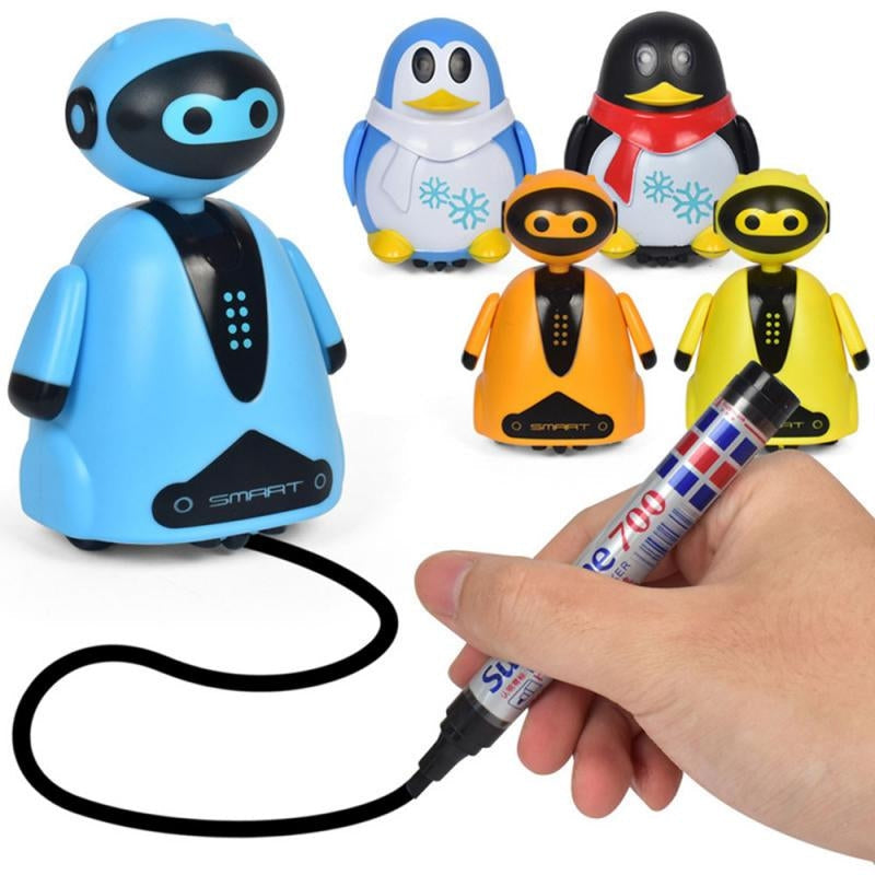 RoboTrace – Interactive line-following robot toy with creative paddle detection
