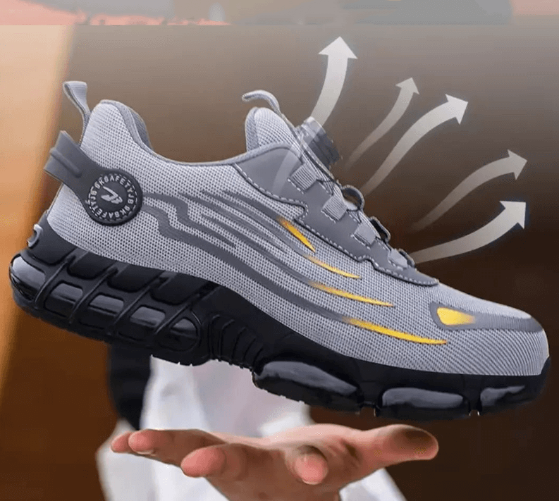 Brecken - Lightweight safety shoes with steel toe and anti-slip technology