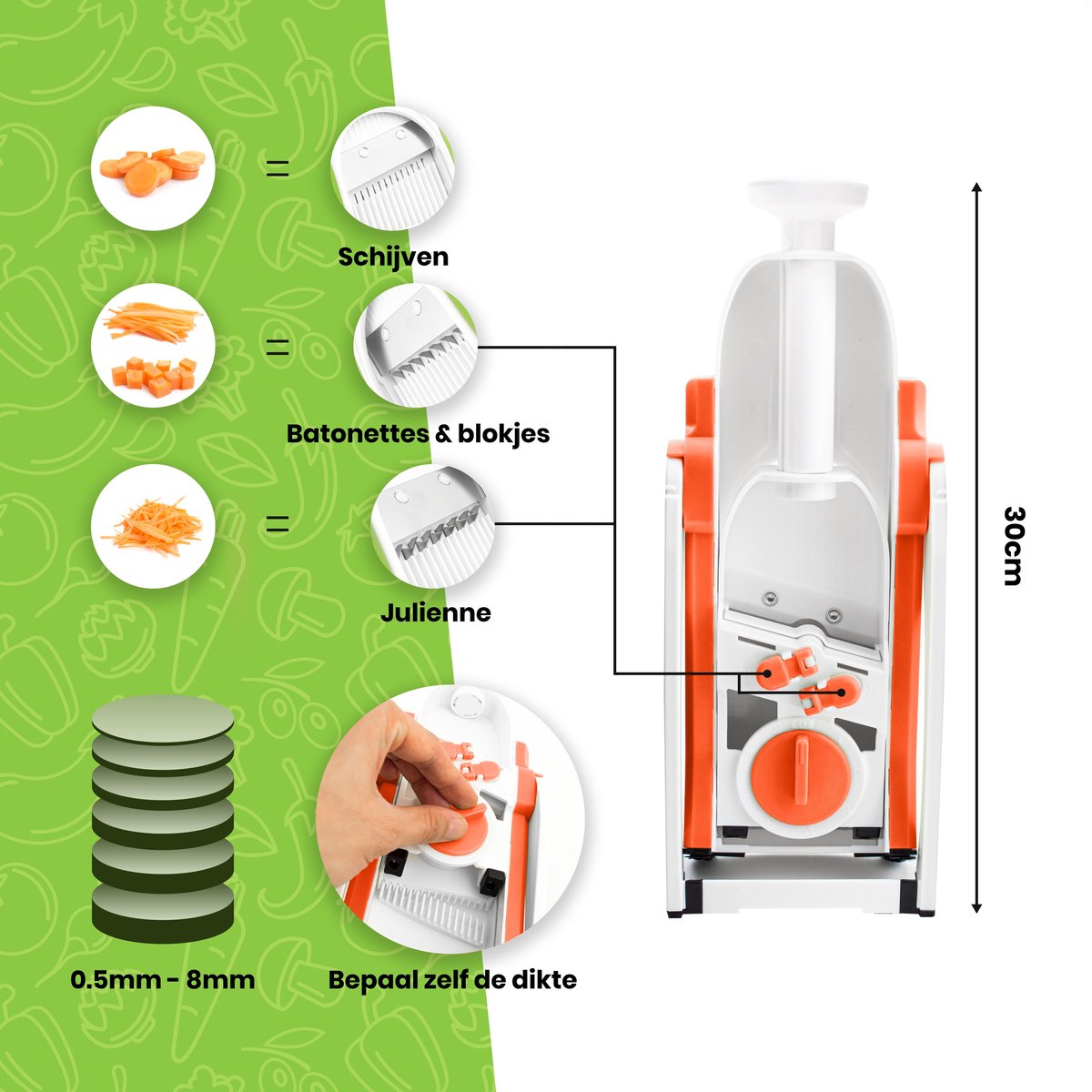 SliceMaster - Mandoline réglable pour une découpe rapide et précise