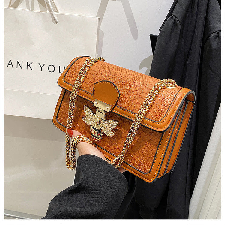Esme – Sac à bandoulière rétro tendance avec chaîne