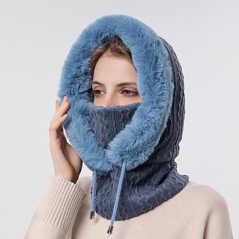 Olivia - Stylish and warm knitted winter set with hood