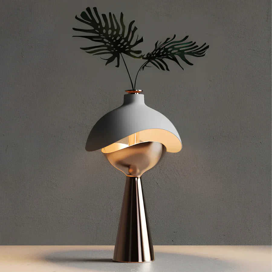 LumiAura - Lampe de table décorative unique au design sculptural artistique