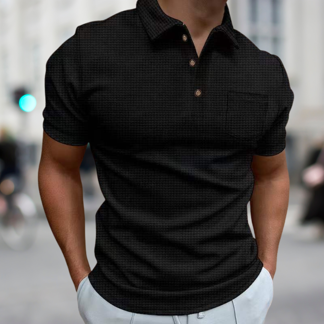 Polaris - Men's Short Sleeve Polo Shirt with Pocket