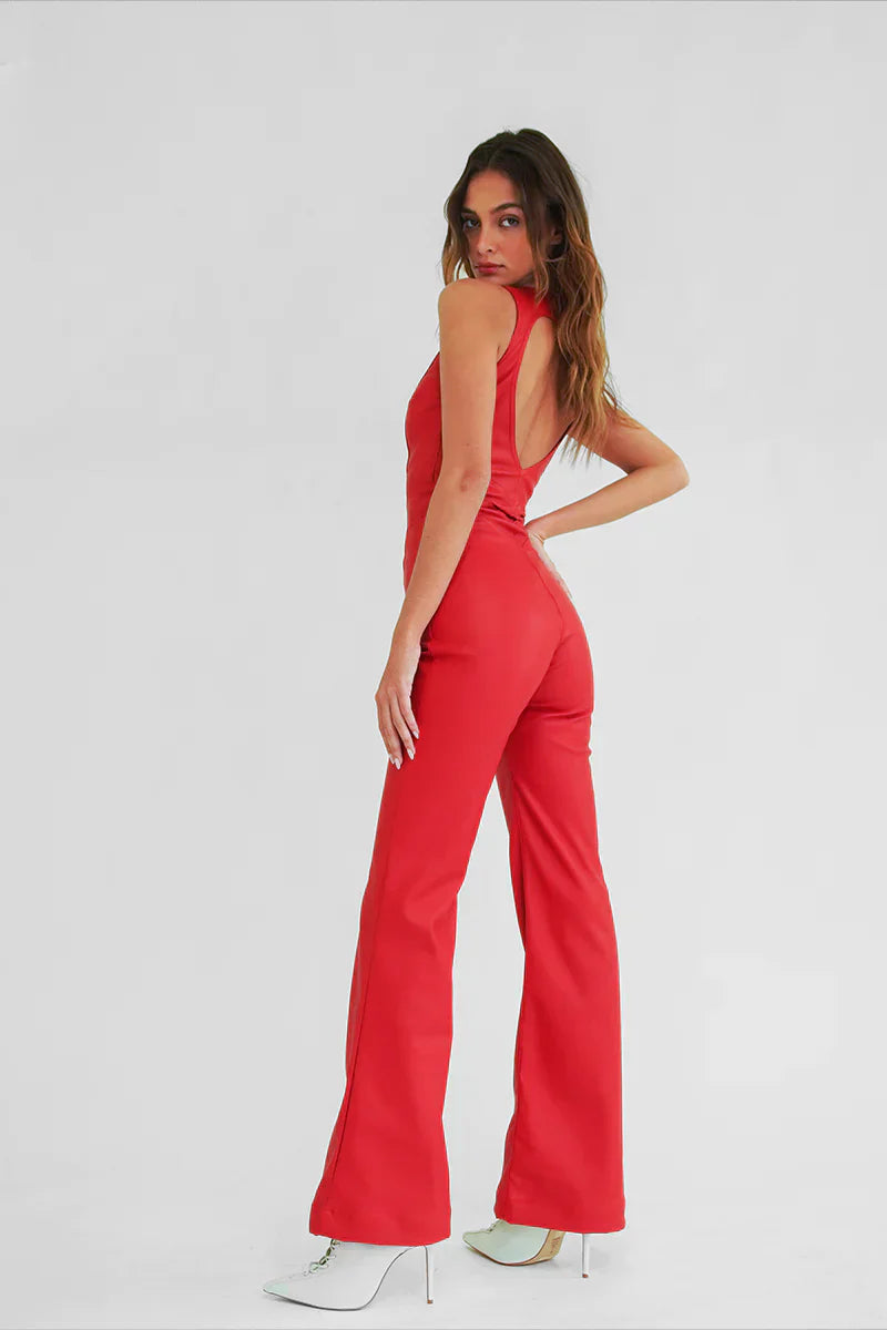 EleganceCharm™ - Chic Jumpsuit with Corset Effect