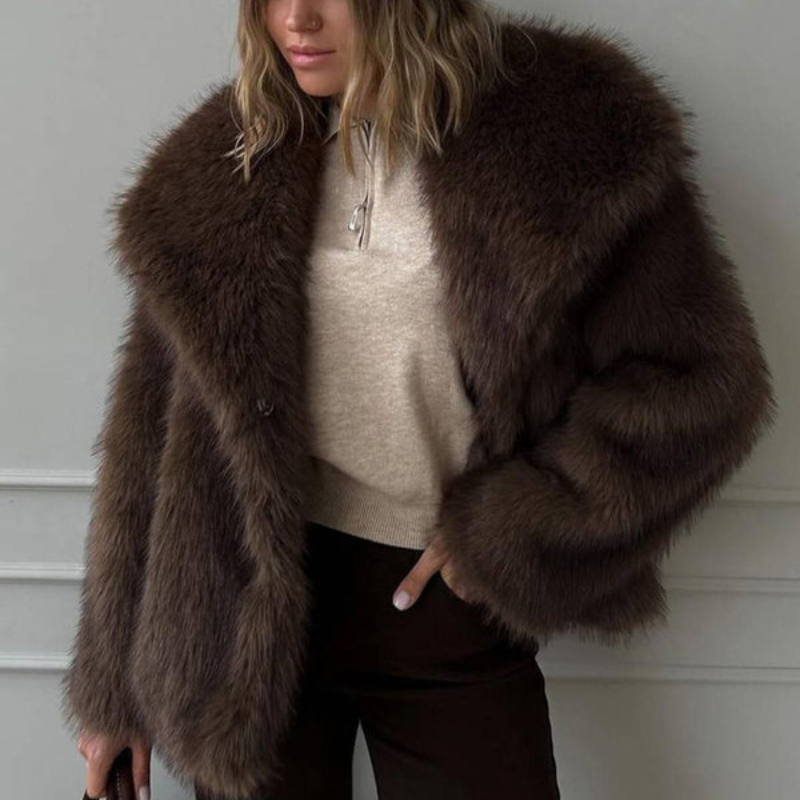 Reese - Cappotto a maniche lunghe con scollo a V