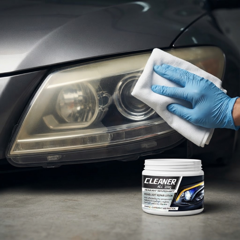 LensPolish - Headlight Polishing Paste for Vehicle Headlight Surfaces