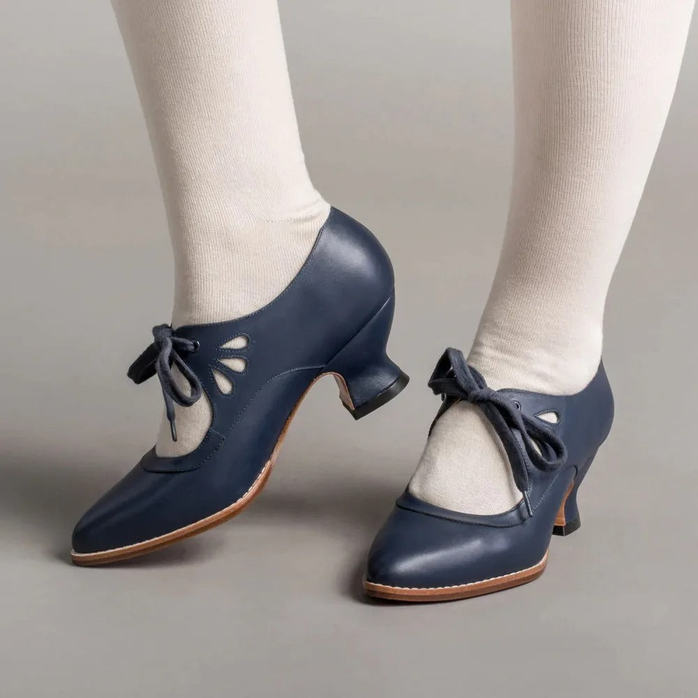 Alsia - Scarpe eleganti con tacco e lacci regolabili