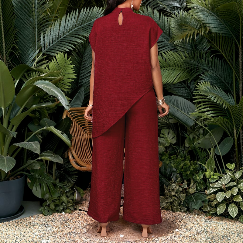 Women’s Round Neck Two Piece Set