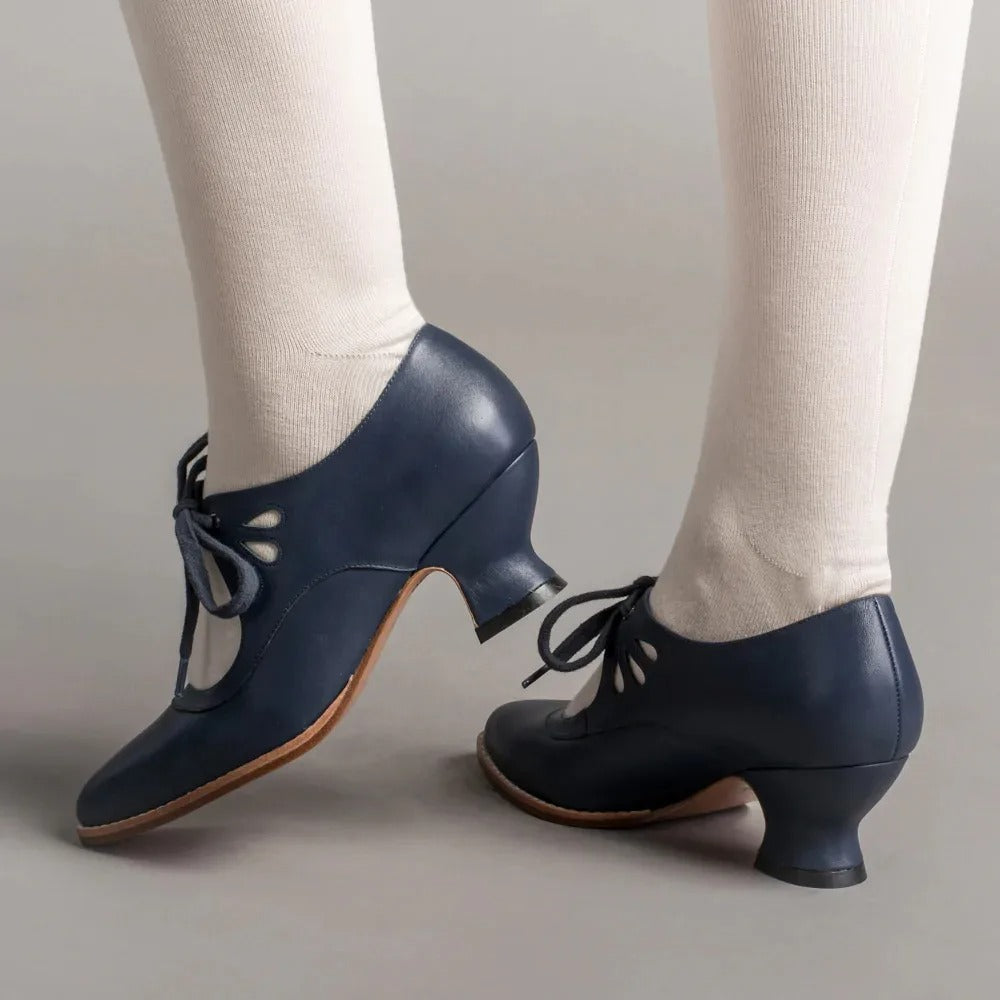 Alsia - Scarpe eleganti con tacco e lacci regolabili