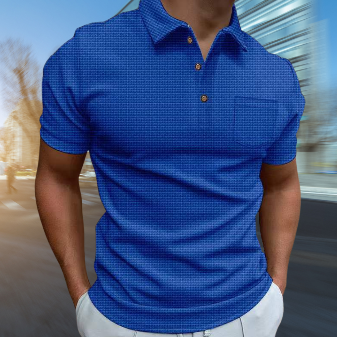 Polaris - Men's Short Sleeve Polo Shirt with Pocket