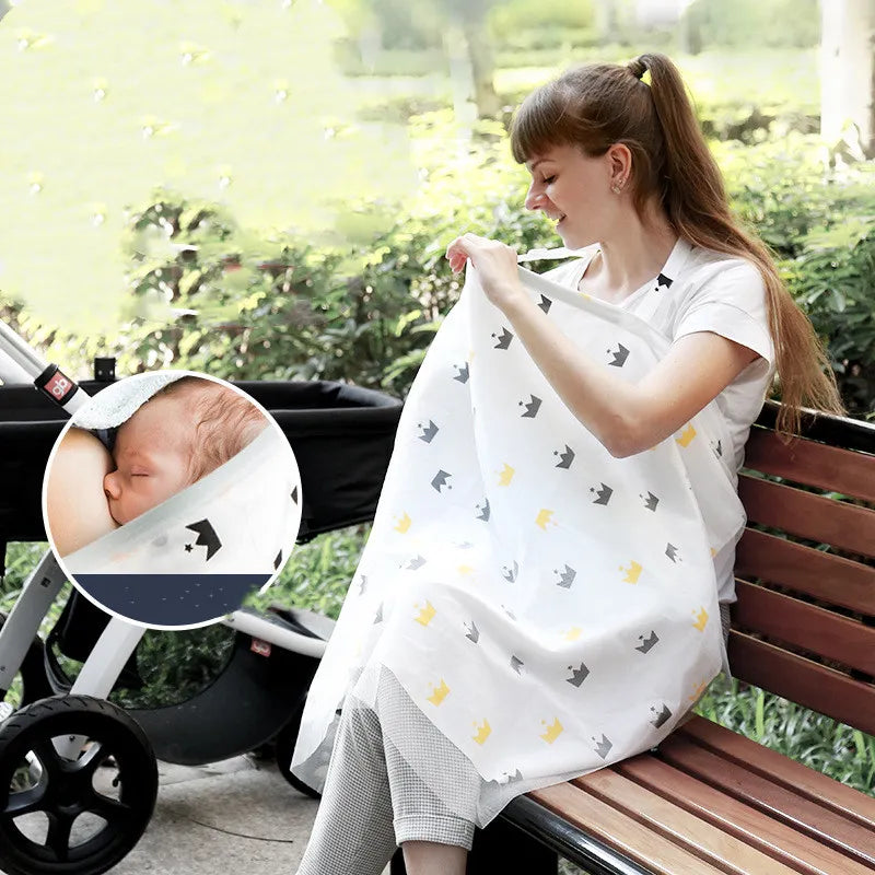 MamaNest - Coperta elegante e confortevole per allattamento e cura del bambino