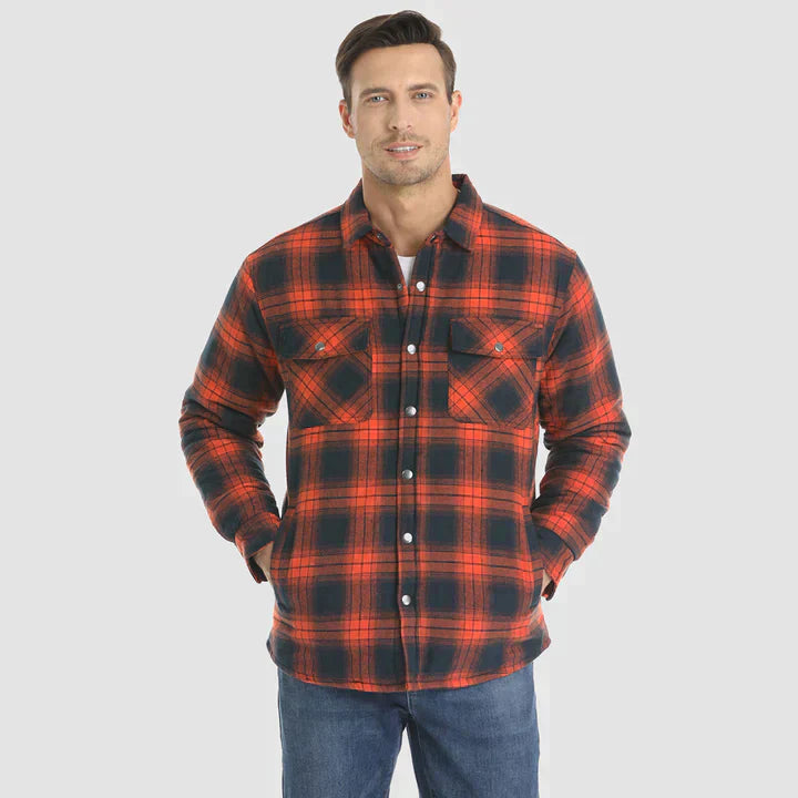 Aiden - Classic checked shirt with button closure
