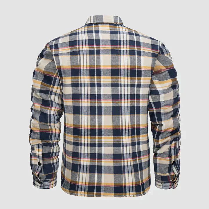 Aiden - Classic checked shirt with button closure
