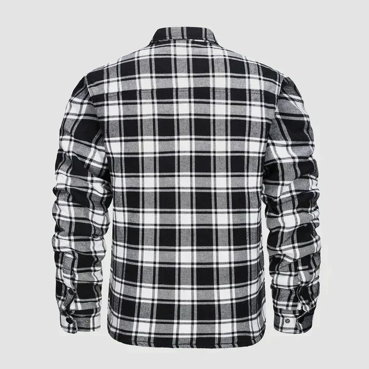 Aiden - Classic checked shirt with button closure