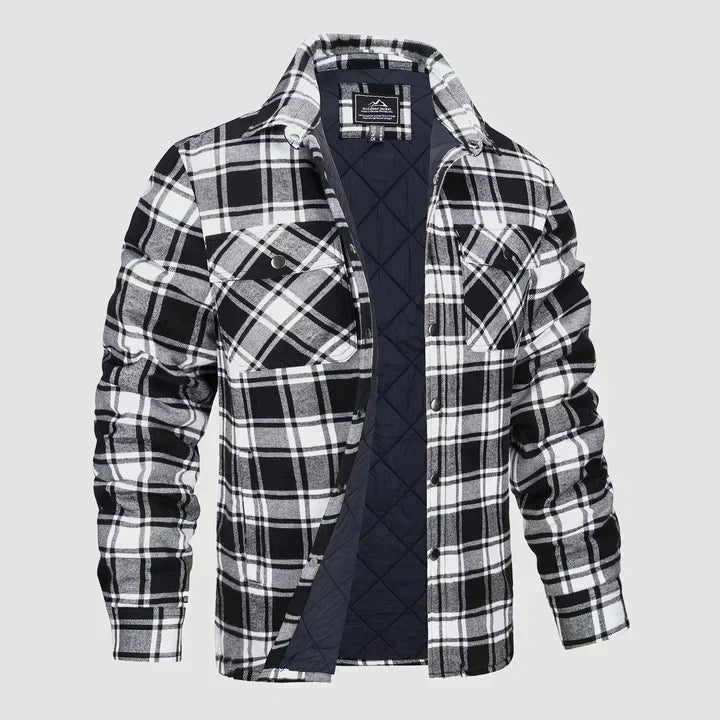 Aiden - Classic checked shirt with button closure