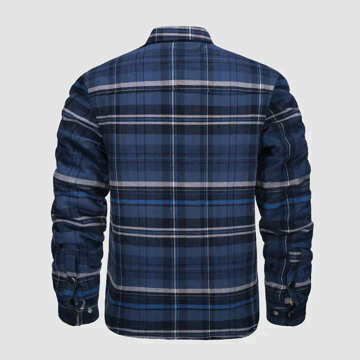 Aiden - Classic checked shirt with button closure