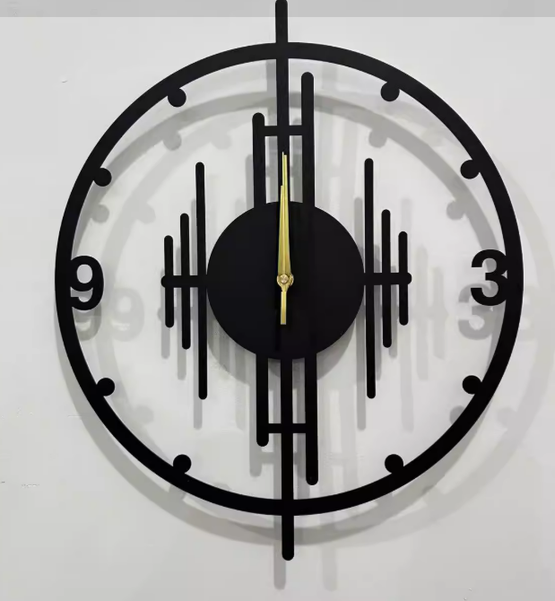 TimeNest - Horloge murale silencieuse avec cadre rond lisse et tic-tac discret pour intérieurs modernes