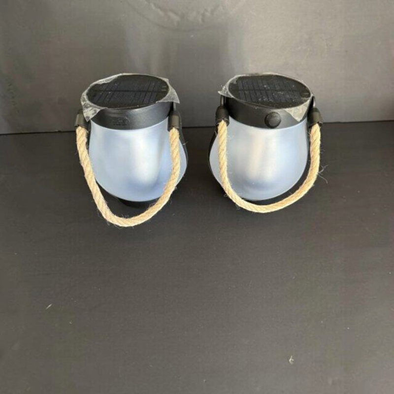 EmberNest - Lâmpada solar de exterior com efeito de chama cintilante