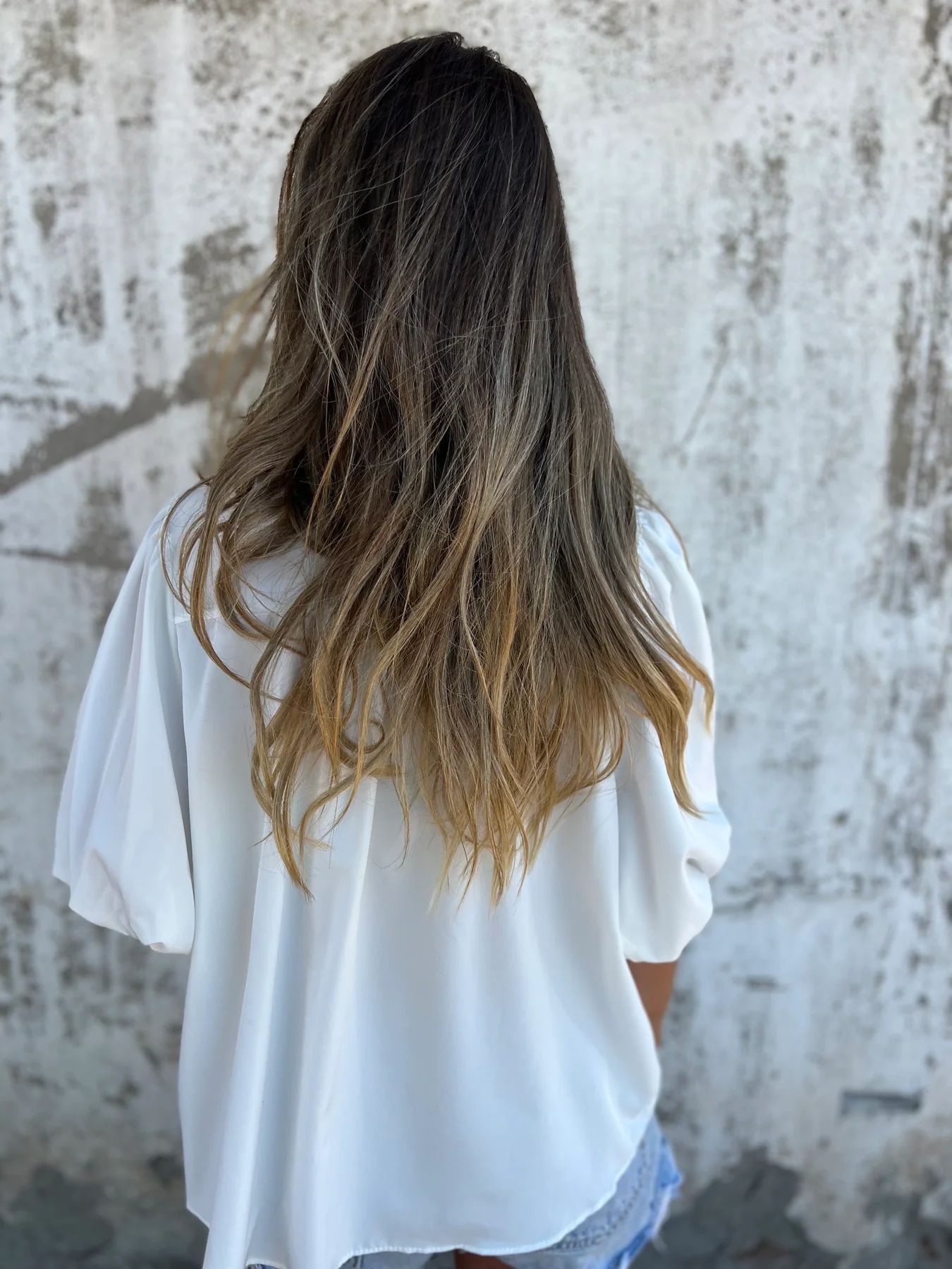 Olivia - Loose T-Shirt with Round Neck and Short Sleeves