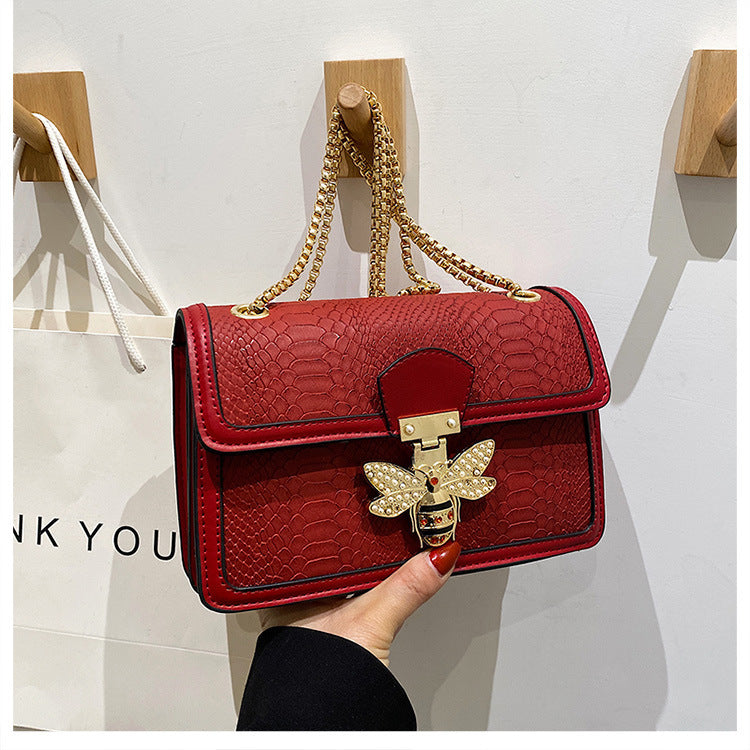 Esme – Sac à bandoulière rétro tendance avec chaîne