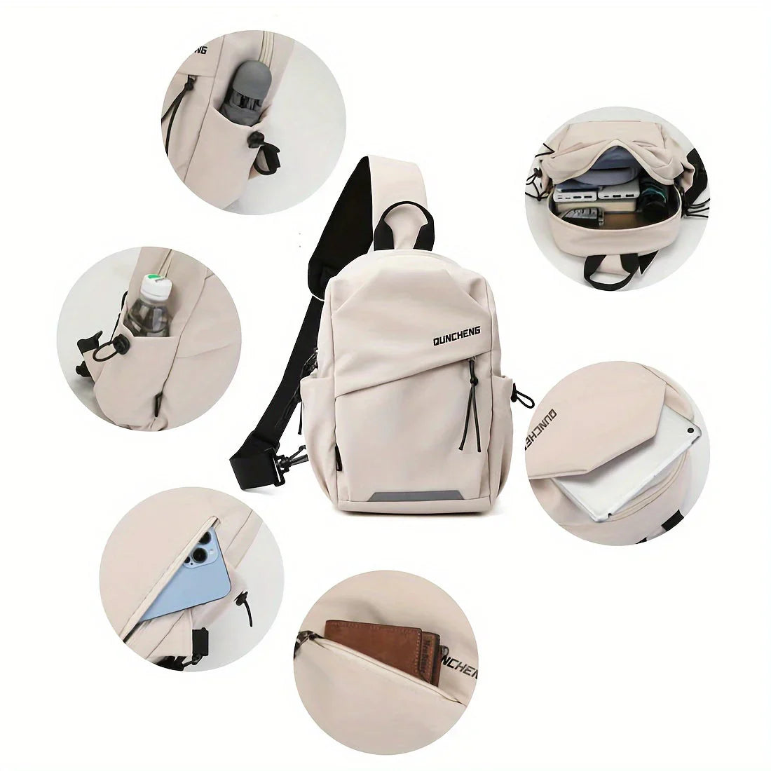 MetroPack – Modern crossbody backpack with sleek design and multiple pockets
