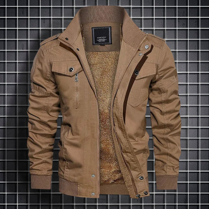 Jenson – Long Sleeve Jacket With Zipper And Pockets