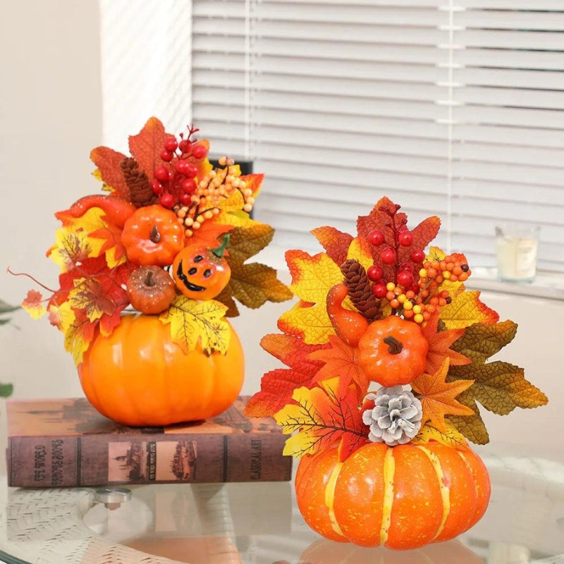 GhostlyGourd - Halloween Decorative Ornament with Pumpkin-Inspired Design